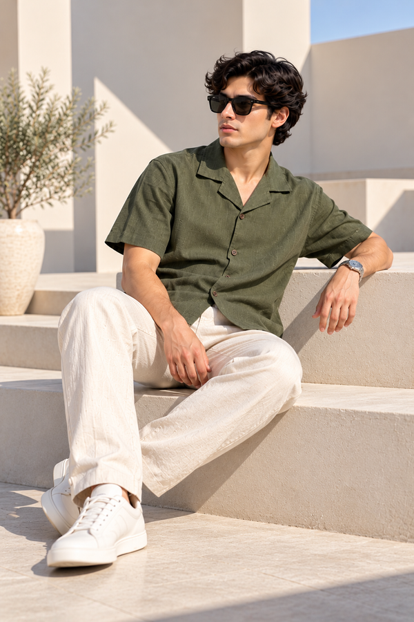 Olivine Cuban Collar