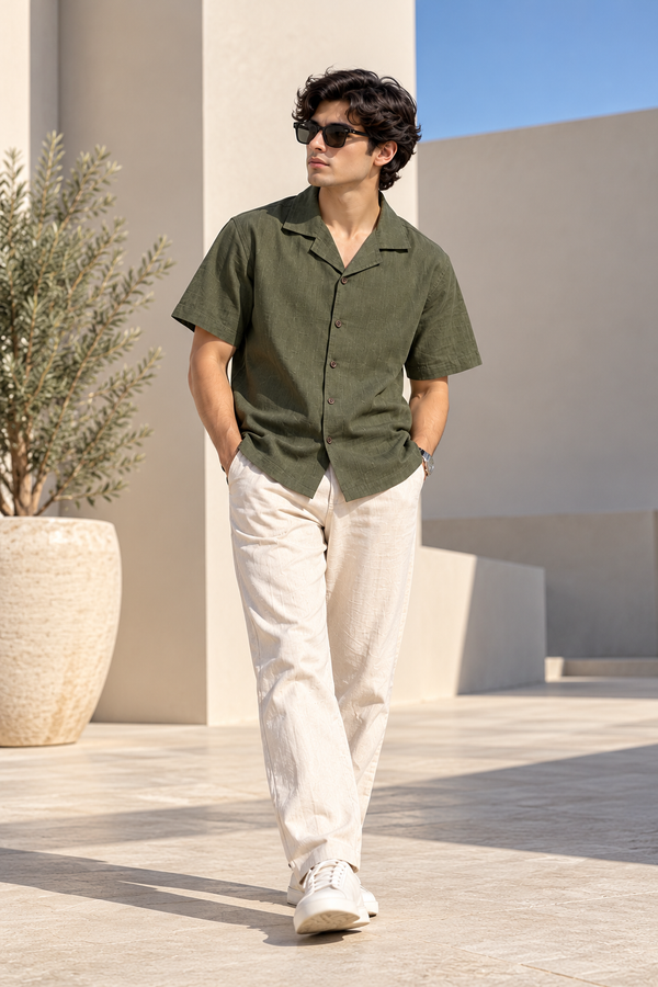 Olivine Cuban Collar