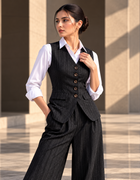 MARLOWE — Khaddi Waistcoat & Trouser Set