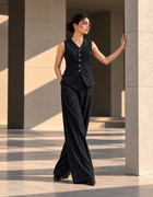 MARLOWE — Khaddi Waistcoat & Trouser Set