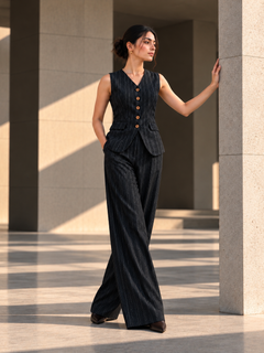 MARLOWE — Khaddi Waistcoat & Trouser Set