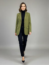 Essential Olive Oversized Blazer - Emeralds 