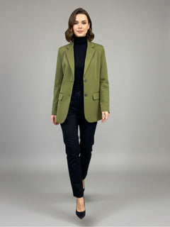 Essential Olive Oversized Blazer - Emeralds 