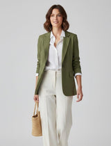 Essential Olive Oversized Blazer - Emeralds 