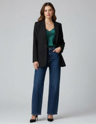 Essential Black Oversized Blazer - Emeralds 