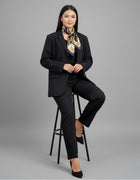 Essential Black Oversized Blazer - Emeralds 