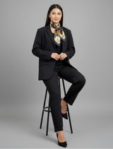 Essential Black Oversized Blazer - Emeralds 