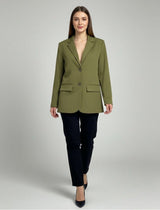 Essential Olive Oversized Blazer - Emeralds 
