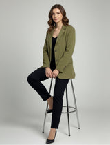 Essential Olive Oversized Blazer - Emeralds 