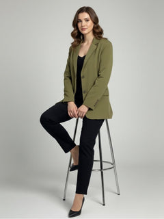 Essential Olive Oversized Blazer - Emeralds 