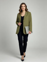 Essential Olive Oversized Blazer - Emeralds 