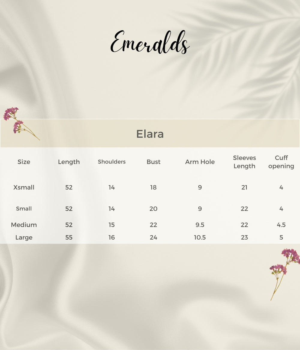Elara Size Guide